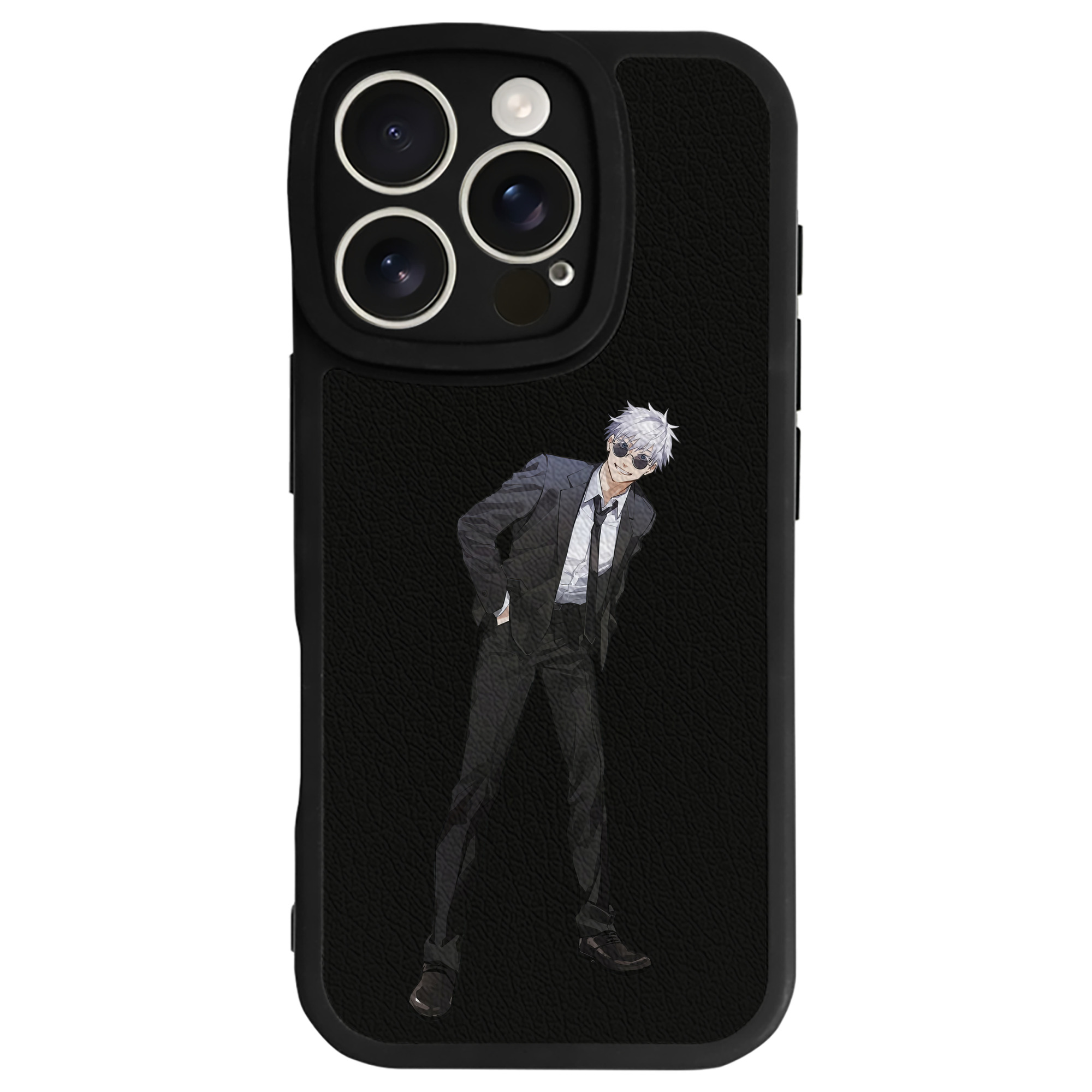 （画像用） 呪術廻戦 Jujutsu Kaisen 【iPhone 16シリーズ対応】シリコンスマホケース（レザー調） 材質：シリコン